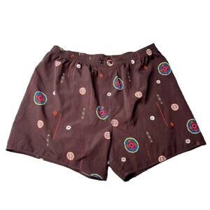 BDG Urban Outfitters Red Tribal Print Maroon Shorts Size Medium